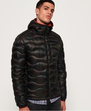 Superdry Wave Quilt Férfi Kabát Camo | FODGV1635